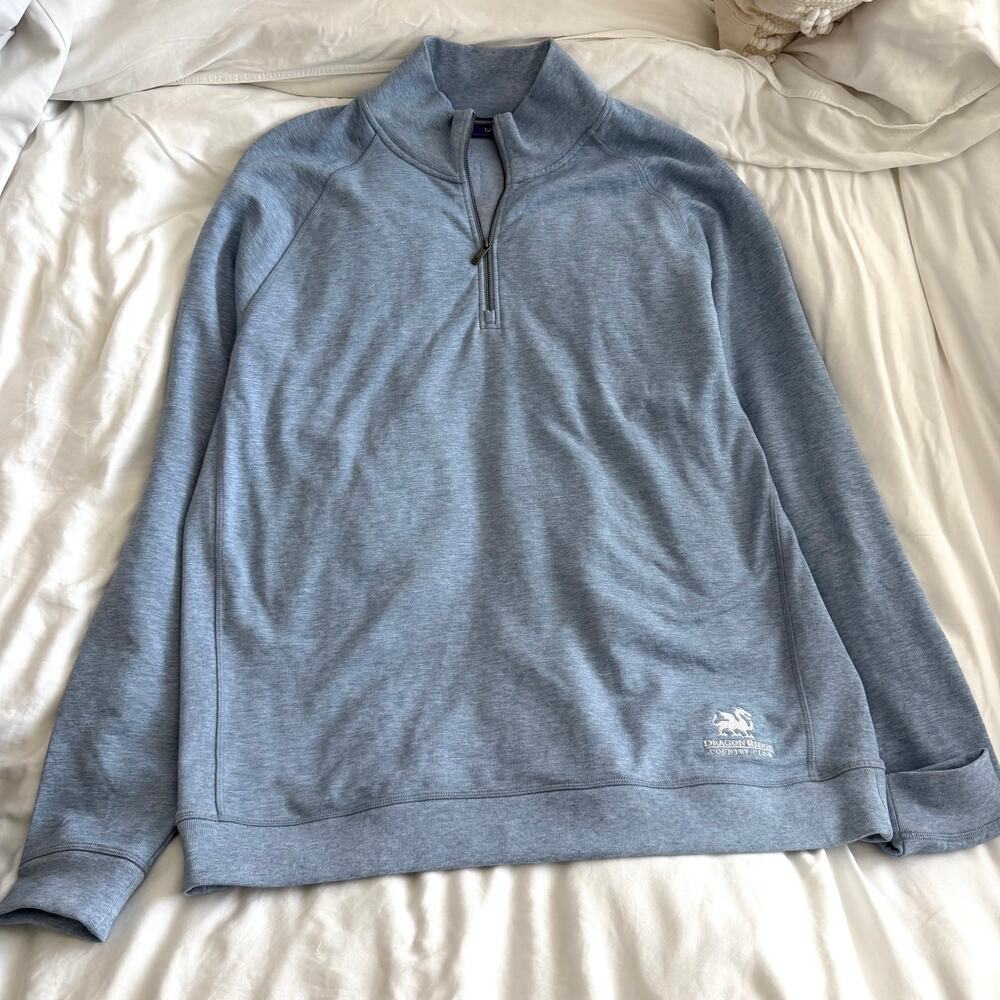Footjoy 1/4 Zip Country Club Golf Pullover Mens Size XL Long Sleeve Sweater
